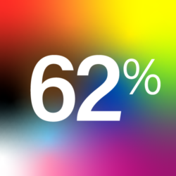 62 Percent Icon